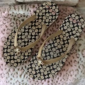 Coach Flip Flops